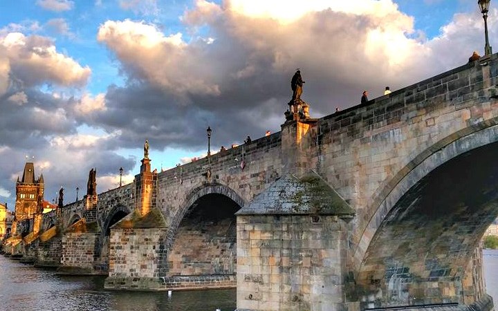 Charles Bridge from the northwest
