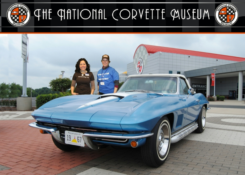 Unfortunately MissJenn couldn't bring this Corvette back with her to Geocaching HQ.